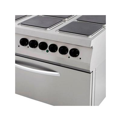 Maxima Sporák Premium - 6 hořáků - elektrický - tříplotýnkový - s širokou troubou - hloubka 90 cm |  09398527